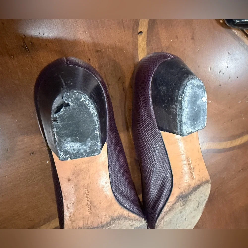Salvatore‎ Ferragamo Dark Textured Loafers